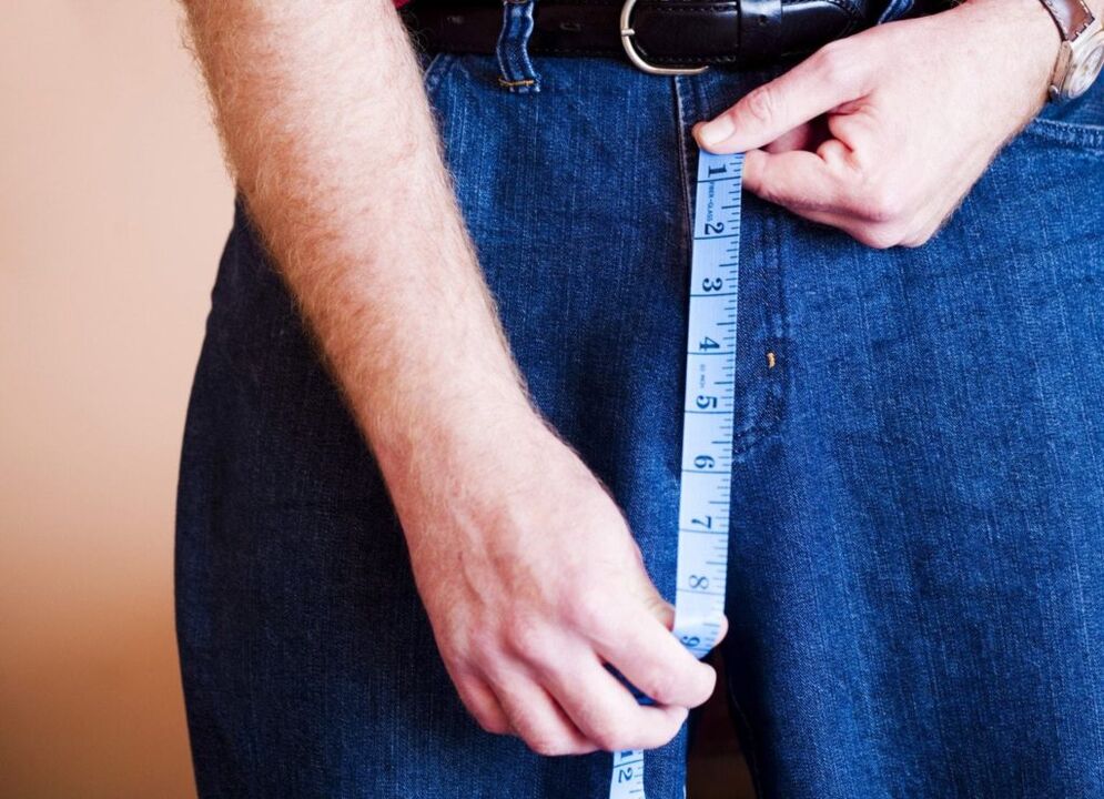 measuring penis thickness before growth
