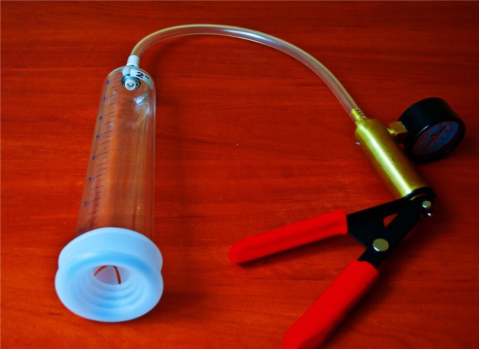 vacuum pump to enlarge the penis