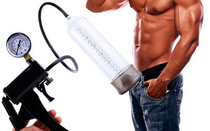 Vacuum pump to increase a member
