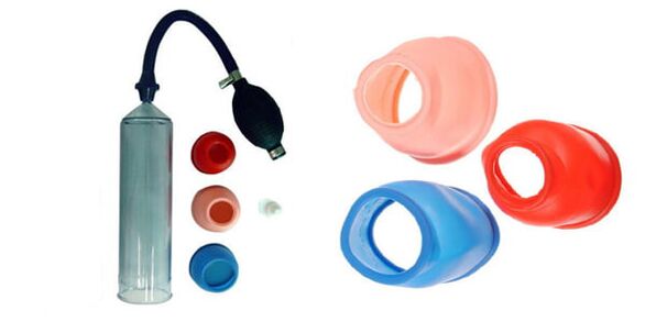 The vacuum pump is equipped with sealing inserts